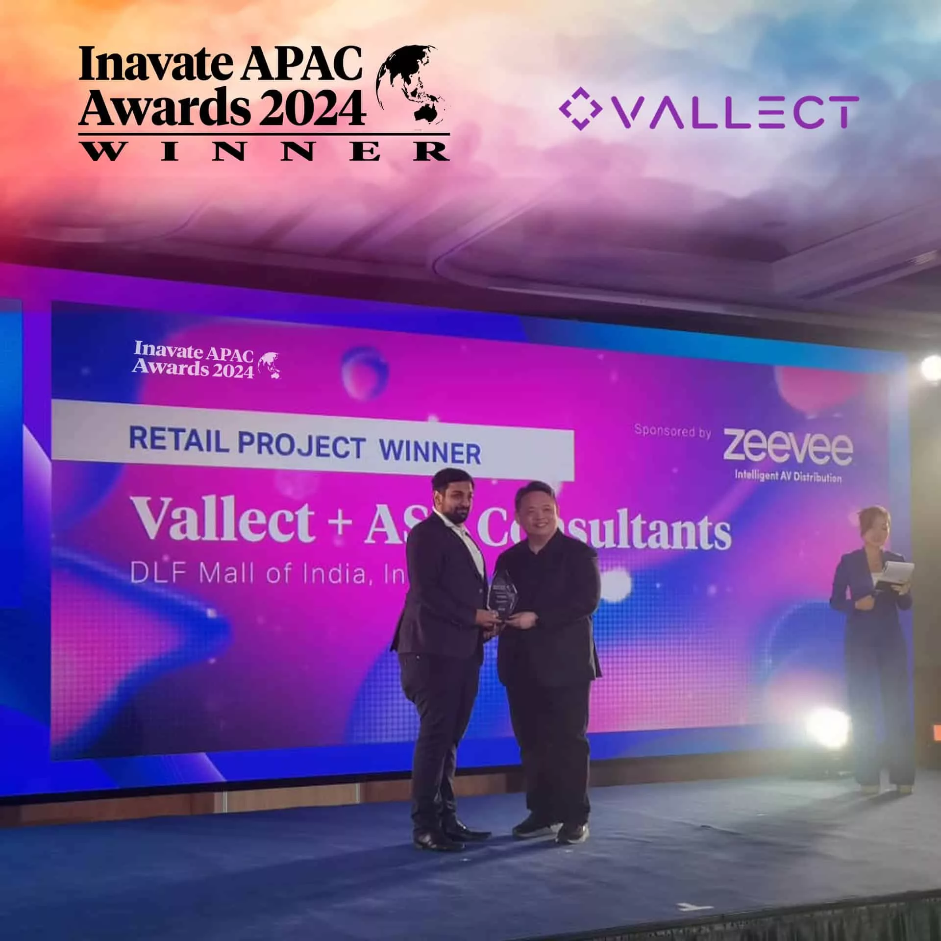 Vallect Wins Inavate APAC Award 2024 for Best Retail Project