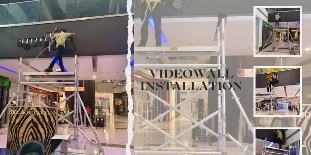 videowall installation