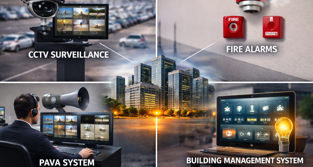 How ELV Systems Secure Large Facilities Like Auditoriums, Airports & Campuses?