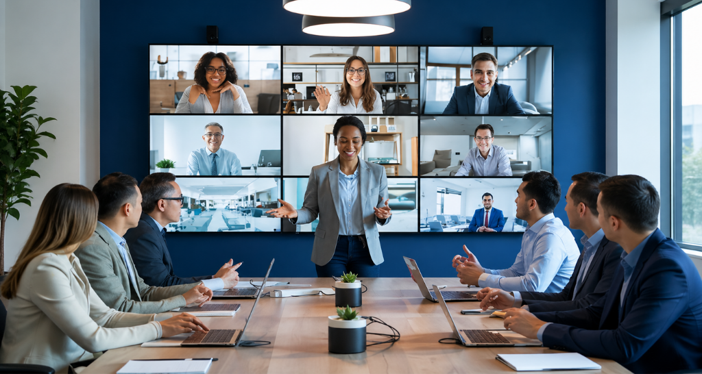 Video Conferencing System for Corporate Spaces