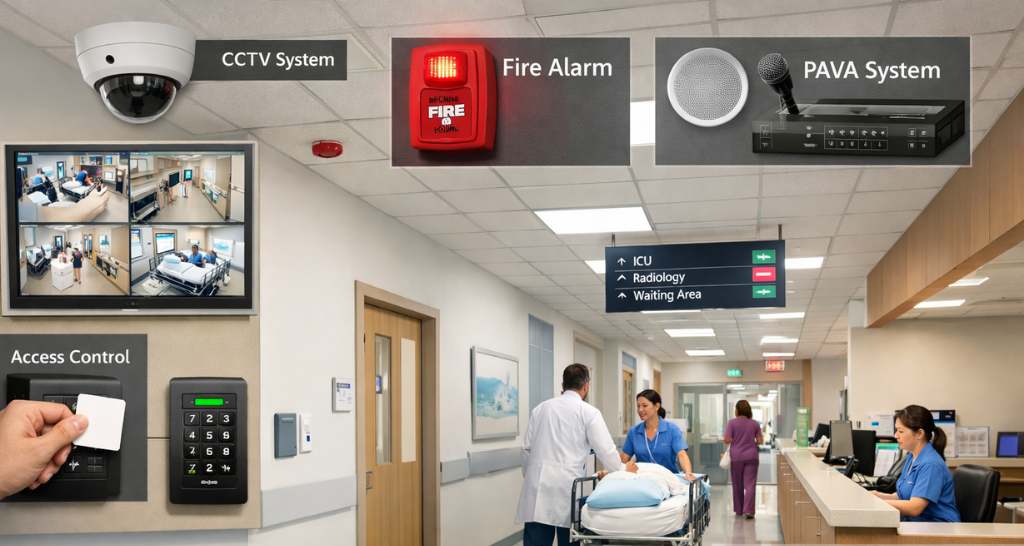 Why Integrated AV and ELV Systems are Essential for Hospital Security?