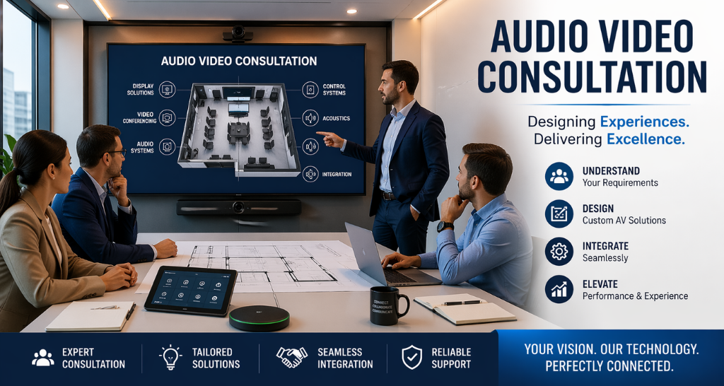 Why Audio Video Consultation Should Be The First Step In Modern Space Design?