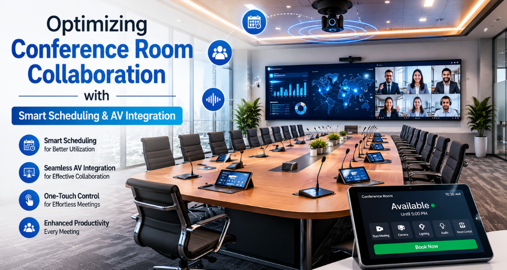 Optimizing Conference Room Collaboration with Smart Scheduling and AV Integration