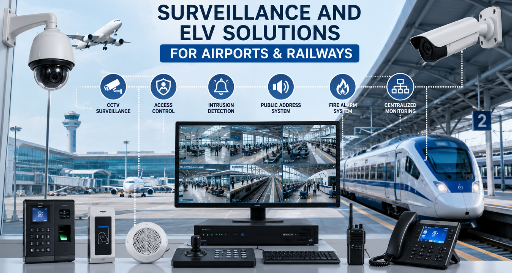 Advanced Surveillance and ELV Solutions for Airports & Railways 