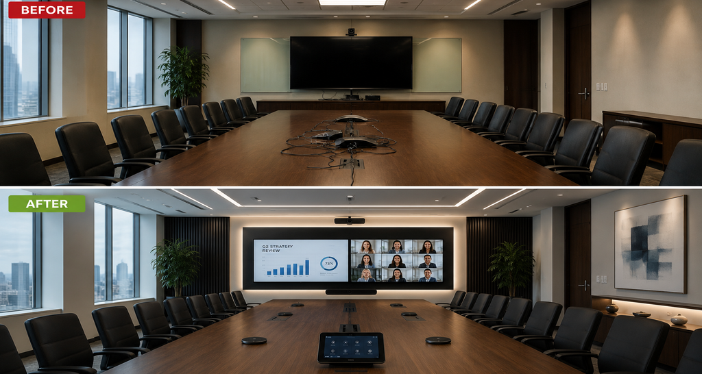Eliminating Meeting Room Failures Through Strategic Audio Visual Integration