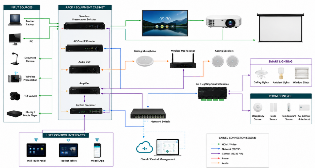 Smart Classroom Control Systems