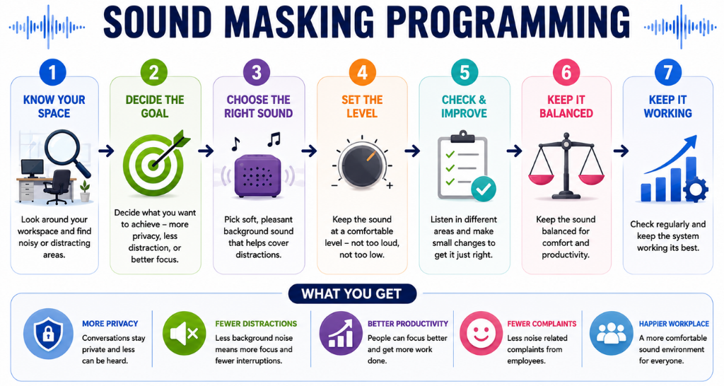 Sound Masking Programming: Why It Is Important and How It Works ?