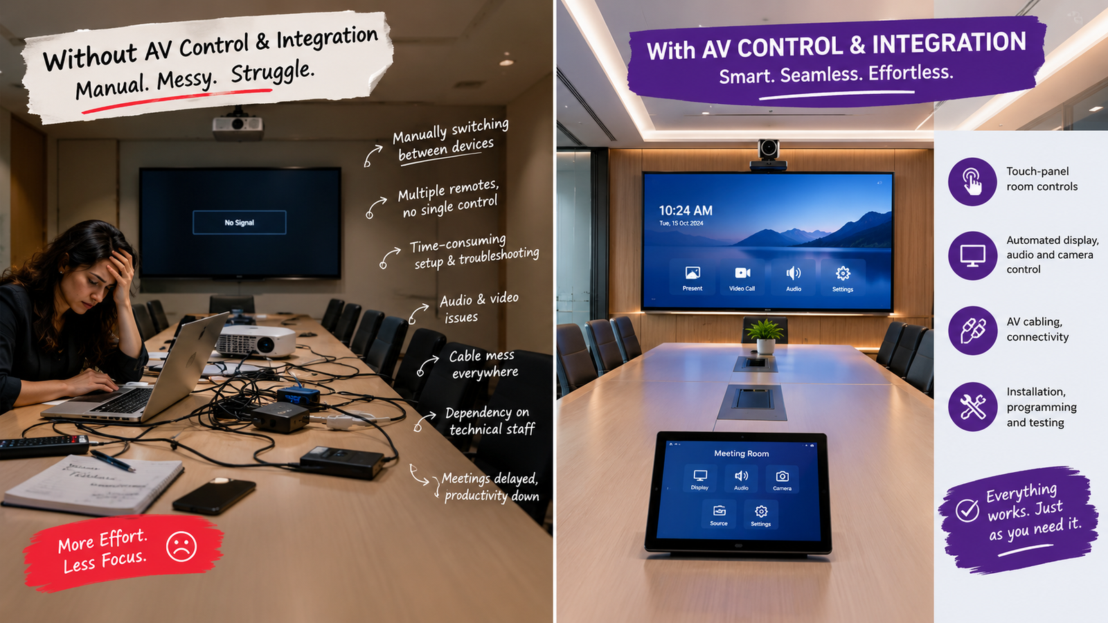 Is Your Conference Room Falling Behind? Upgrade to Smart AV Control & Integration