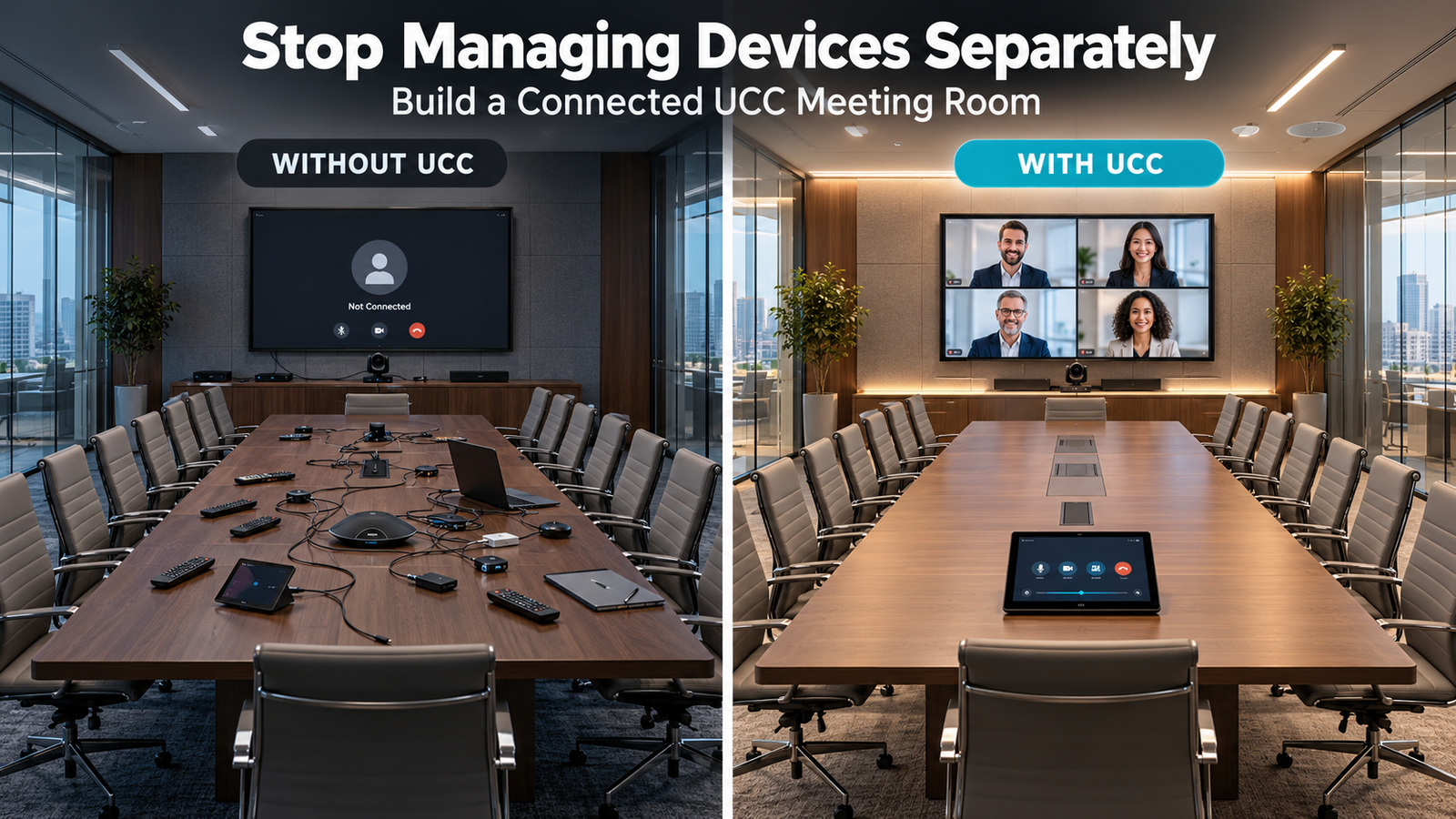 Stop Managing Devices Separately: Build a Connected UCC Meeting Room