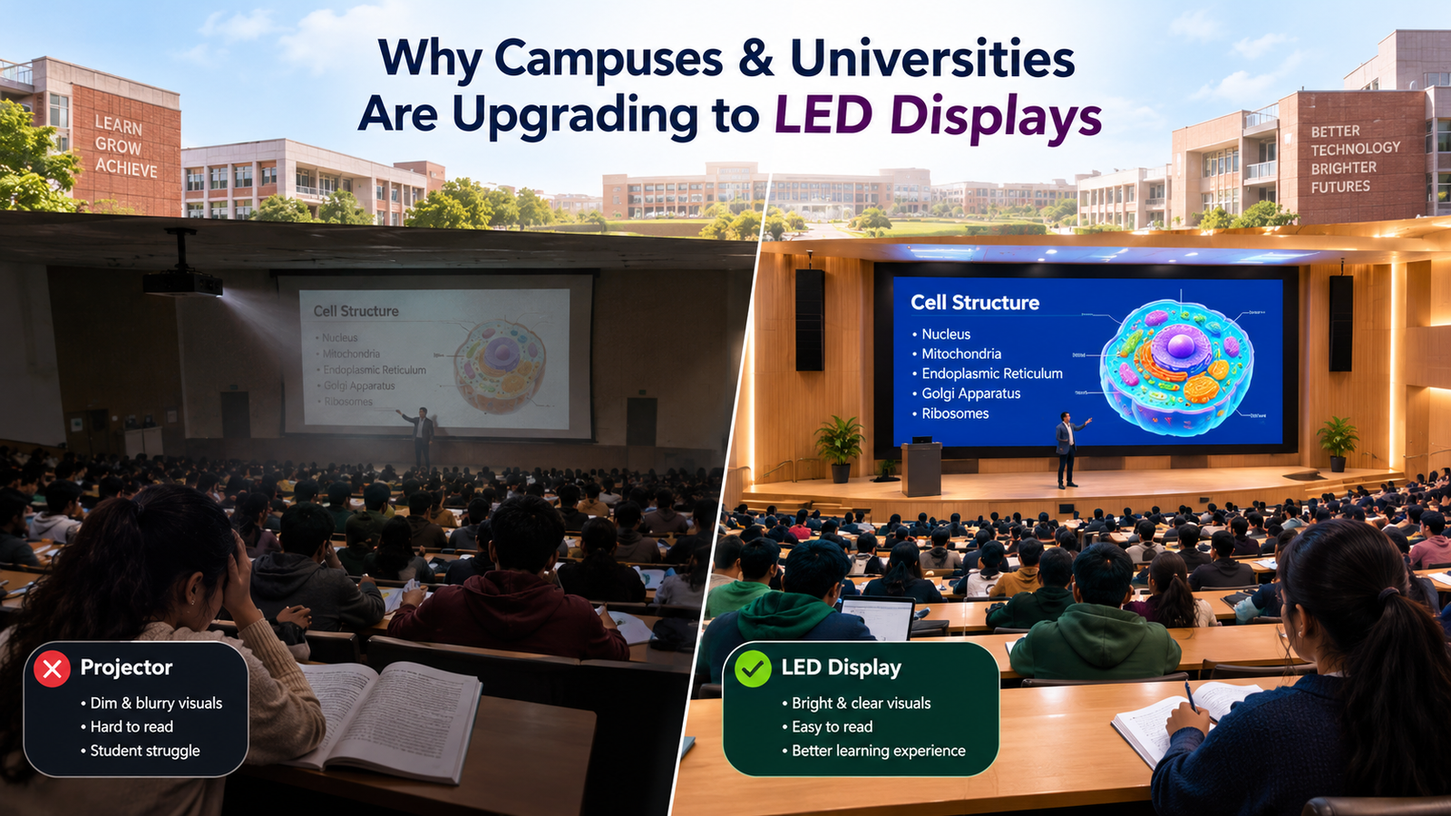 Why Campuses & Universities Are Upgrading to LED Displays?